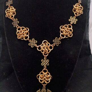 Dragonfire Knot Necklace