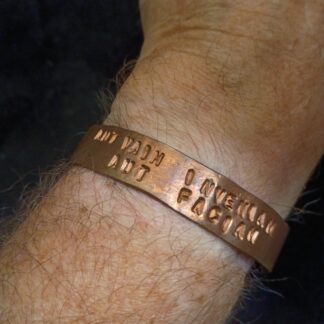 Warrior’s Resolve Copper Cuff