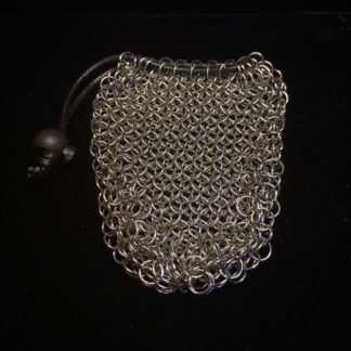 RPG Dice Bag – Stainless Chainmail Pouch