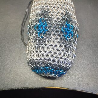 Dragon’s Hoard Chainmail Dice Bag (Blue)