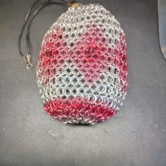 Dragon’s Hoard Chainmail Dice Bag (Rose)